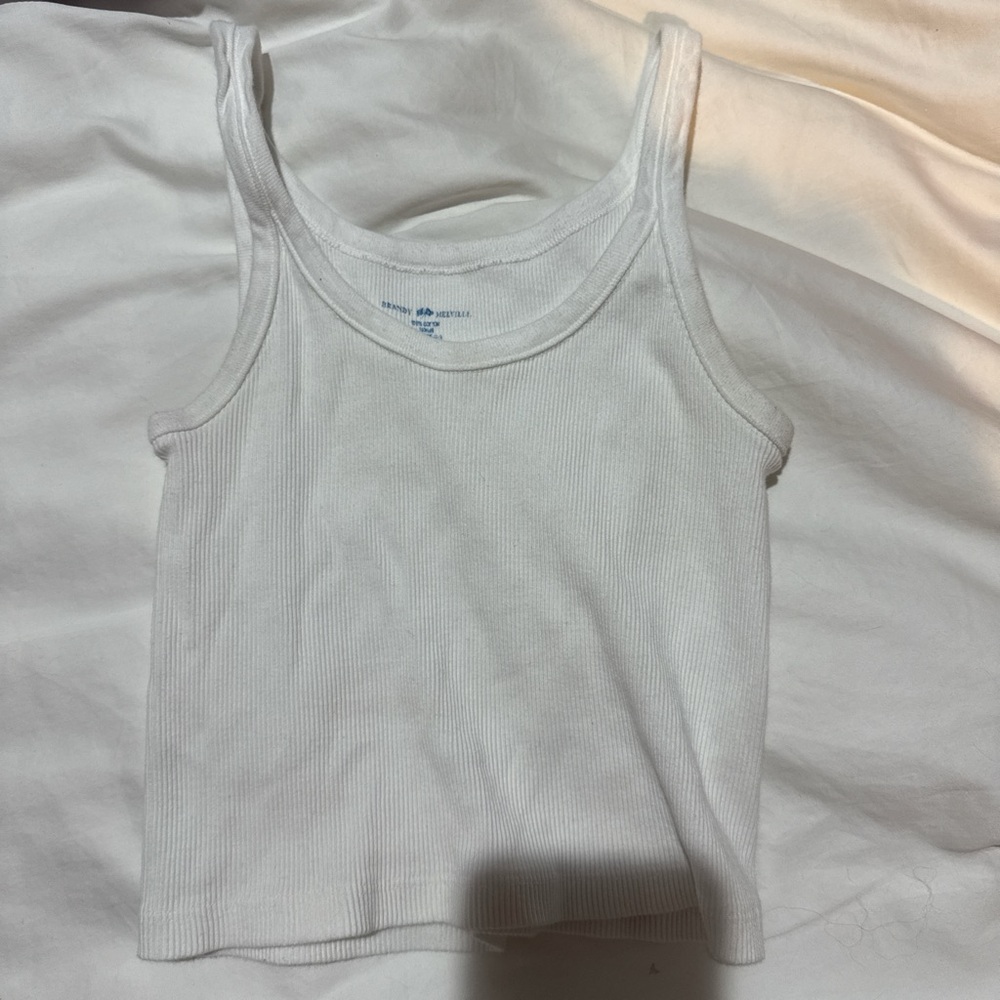 Brandy Melville  White Tank Top